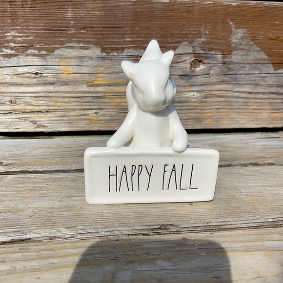 Rae Dunn Small Happy Fall Squirrel